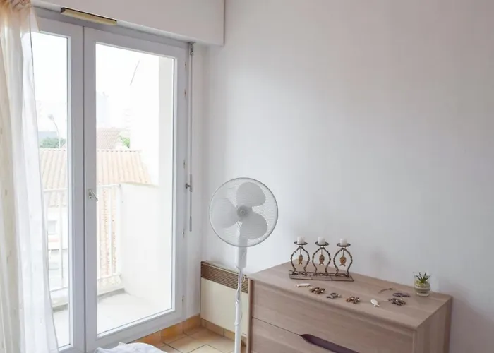 公寓 2 Etoiles, Balcon, Marche Arago, 350m Plage, - Fr-1-197-465 莱萨布勒-多洛讷